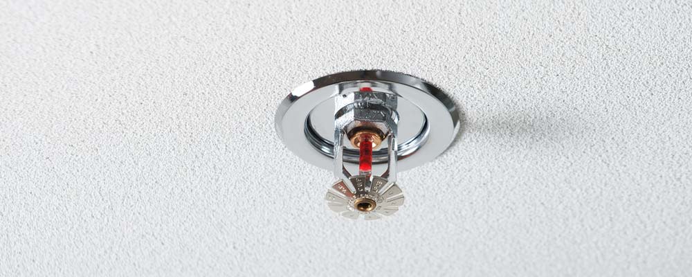 fire sprinkler close up